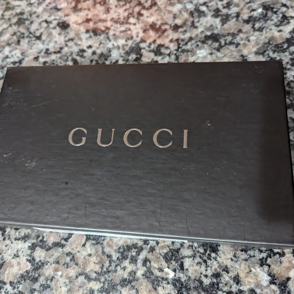 Gucci Black wallet with box